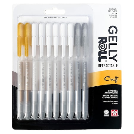 Sakura Gelly Roll Retractable Craft, 10PK 50609